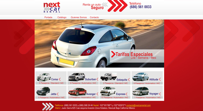 Renta de Carros Vehículos Mexicali
